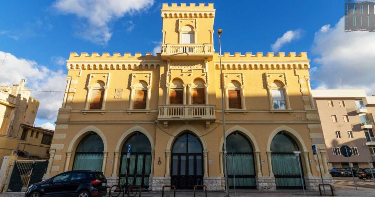 Bari, quell'antica dimora sul mare che sembra un piccolo castello: � l'eclettica Villa Rosa